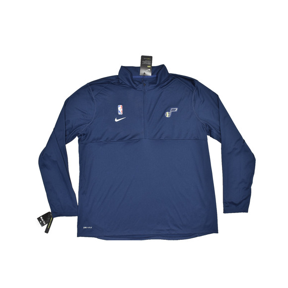 NEW Nike NBA Utah Jazz Men's Big & Tall Size XXL 1/4 Zip Pullover Jacket - Picture 1 of 8